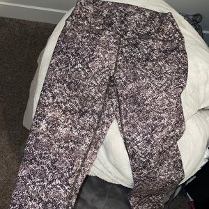 Fabletics snakeskin leggings